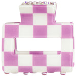 Checkered Print Claw Clip - Denny's