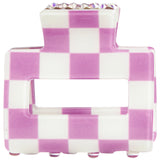 Checkered Print Claw Clip - Denny's