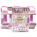 Checkered Print Claw Clip - Denny's