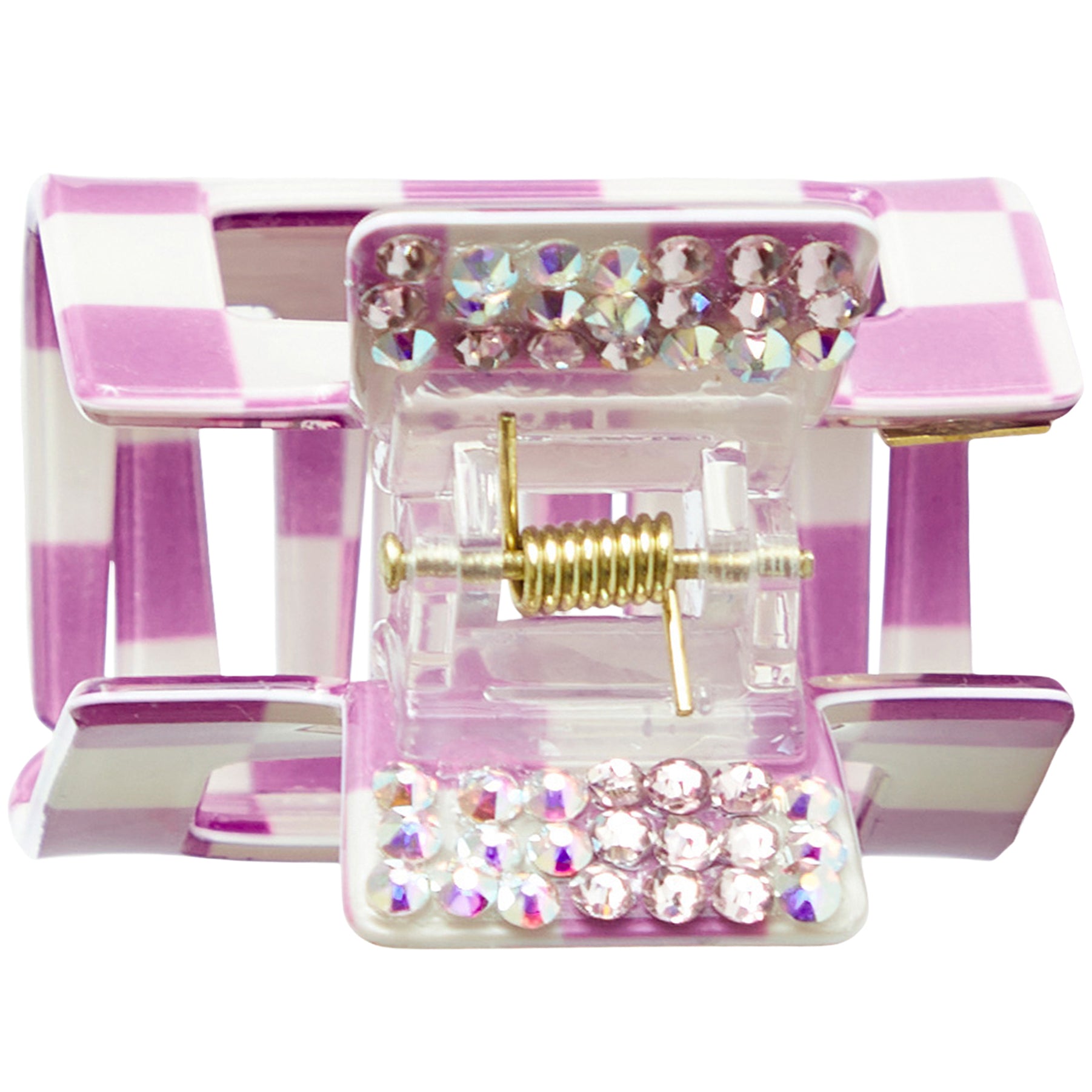 Checkered Print Claw Clip - Denny's