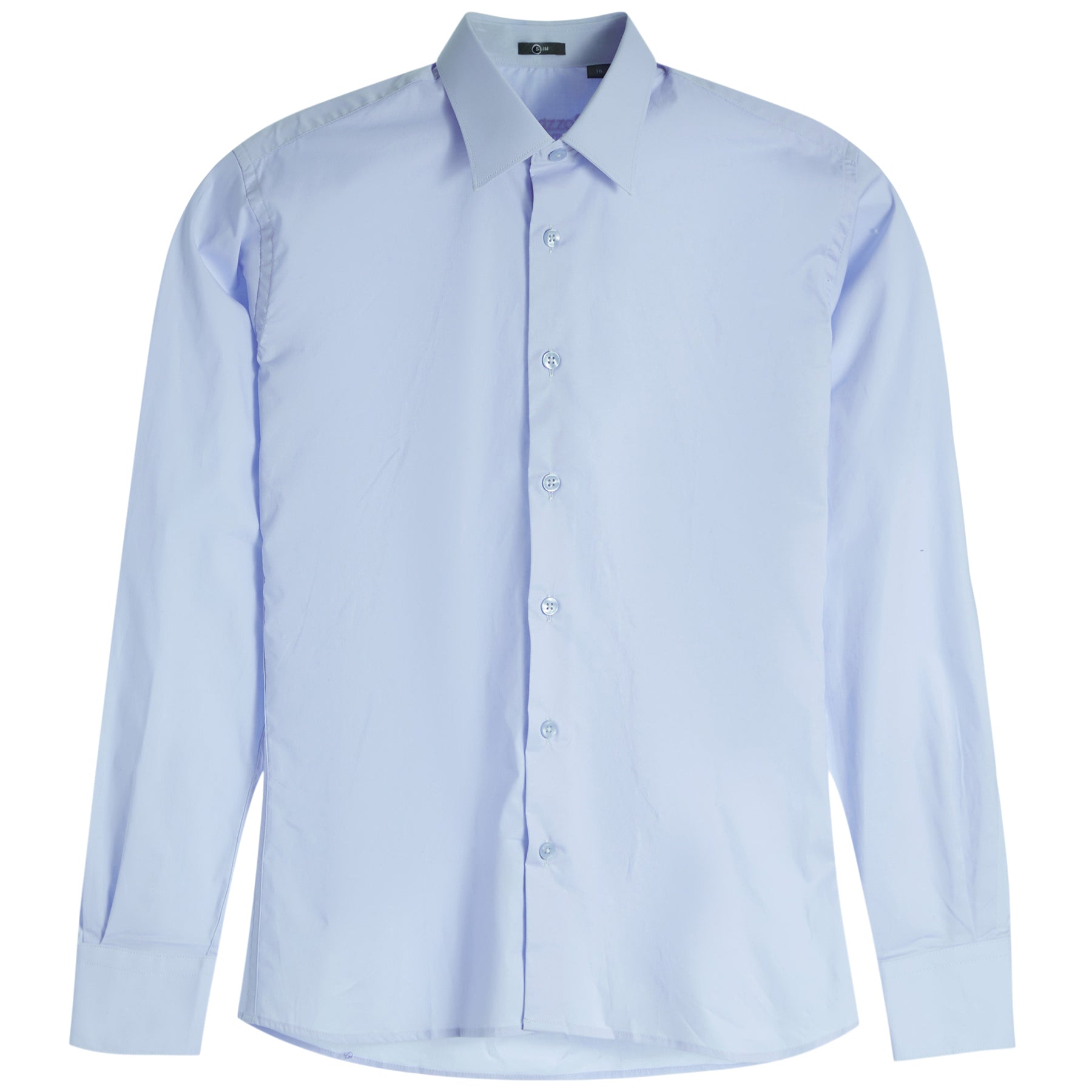 Slim Fit Solid Stretch Dress Shirt - Denny's