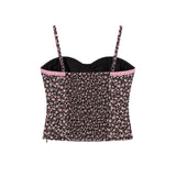 Coco Floral Satin Bustier Top