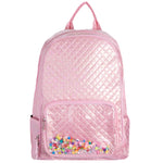 Confetti Charms Metallic Pink Backpack - Denny's