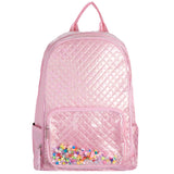 Confetti Charms Metallic Pink Backpack - Denny's