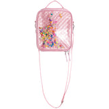 Confetti Charms Metallic Pink Lunch Box - Denny's