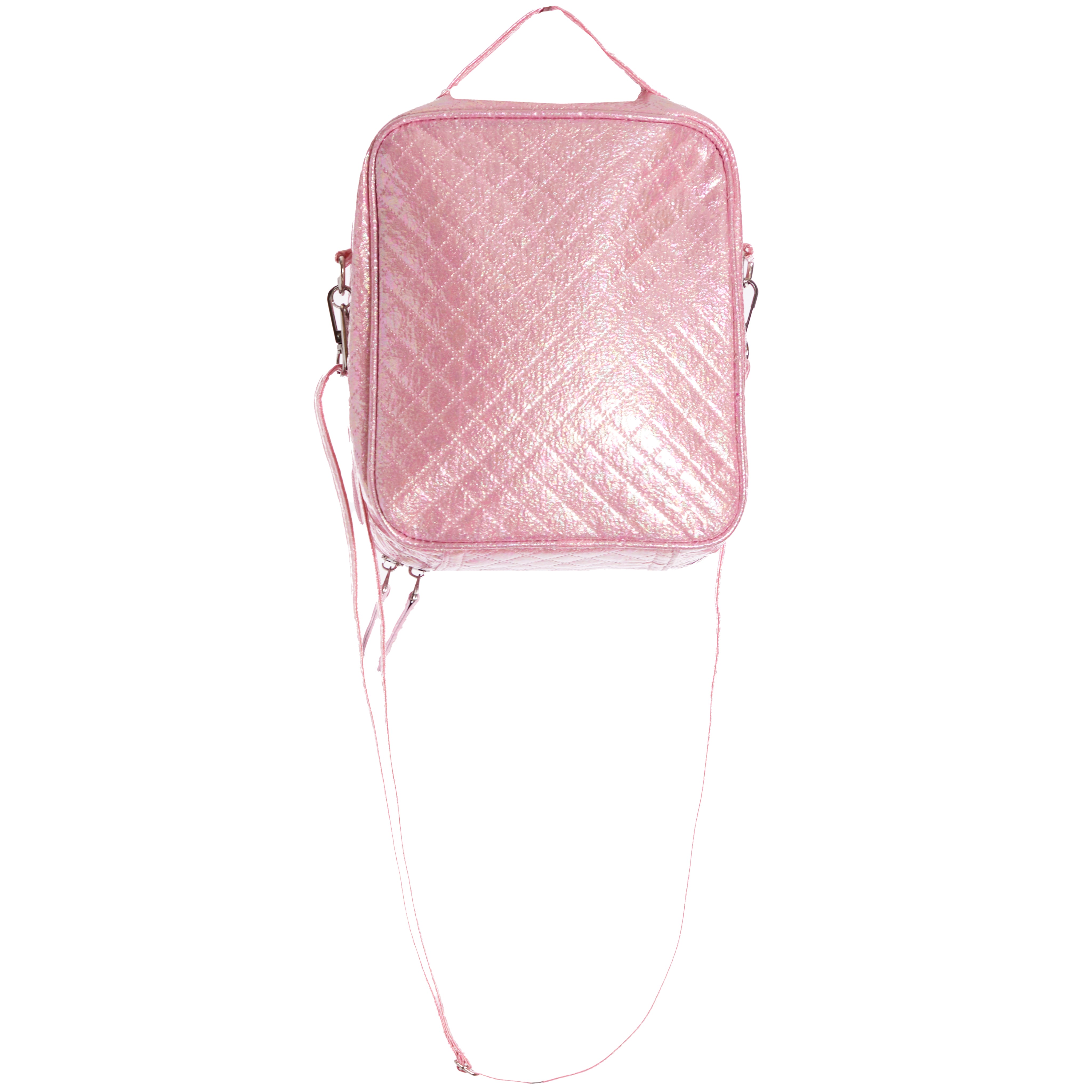 Confetti Charms Metallic Pink Lunch Box - Denny's