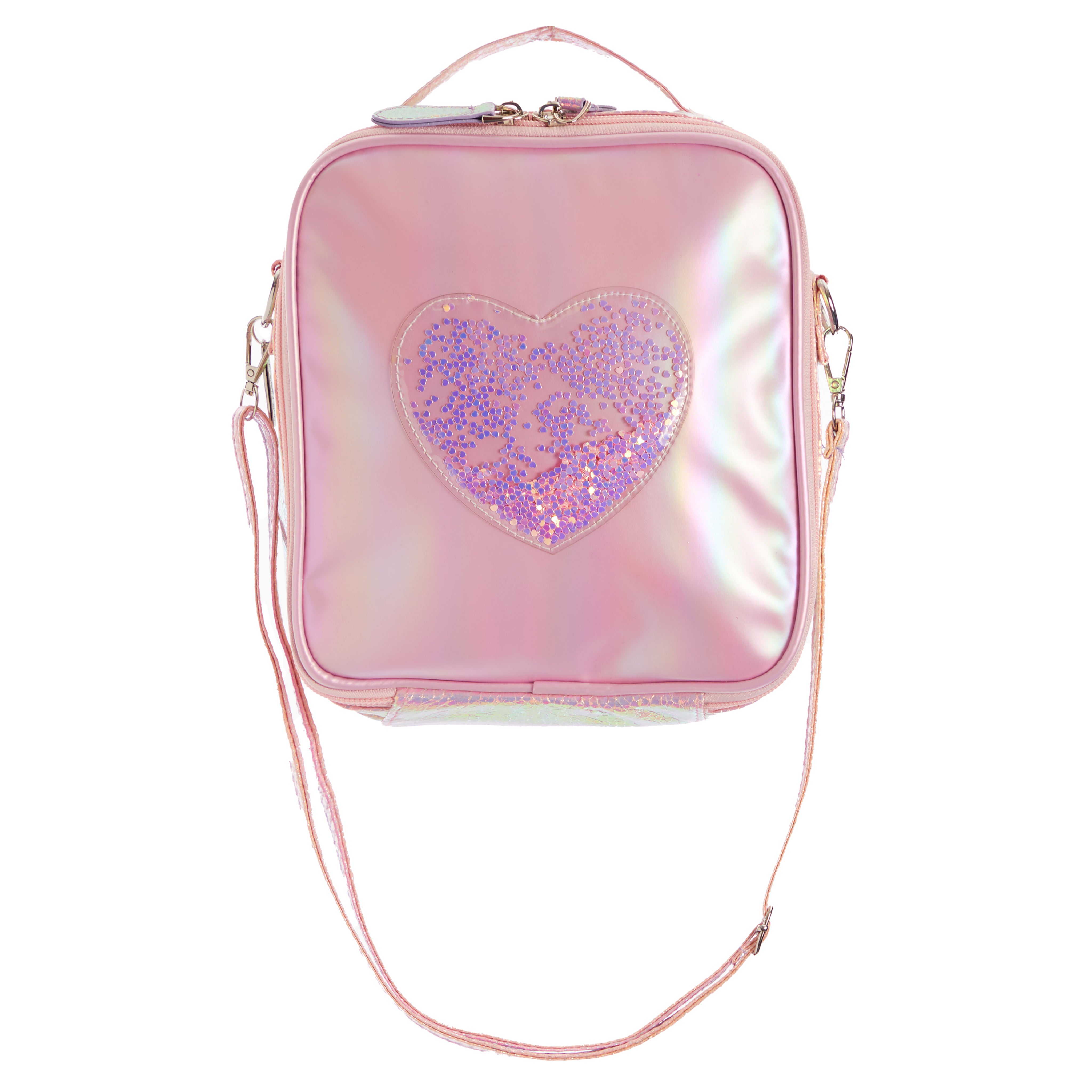 Pink Confetti Hearts Lunch Box - Denny's