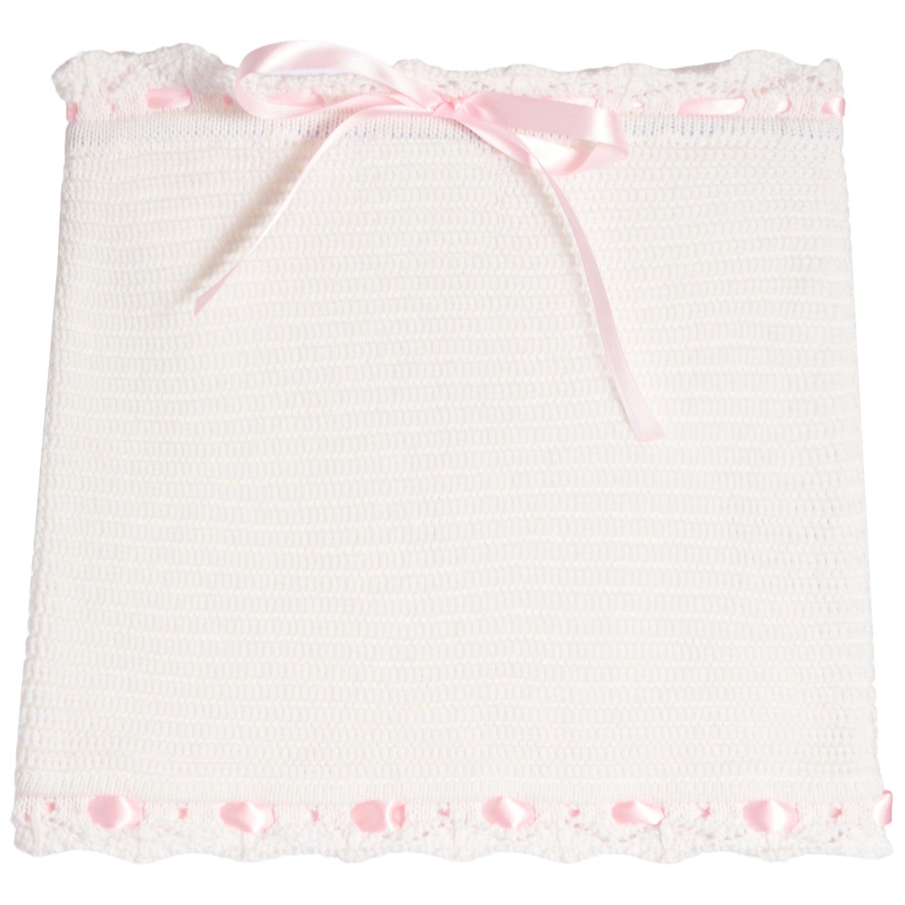 Connie PinkTrim Crochet Skirt - Denny's