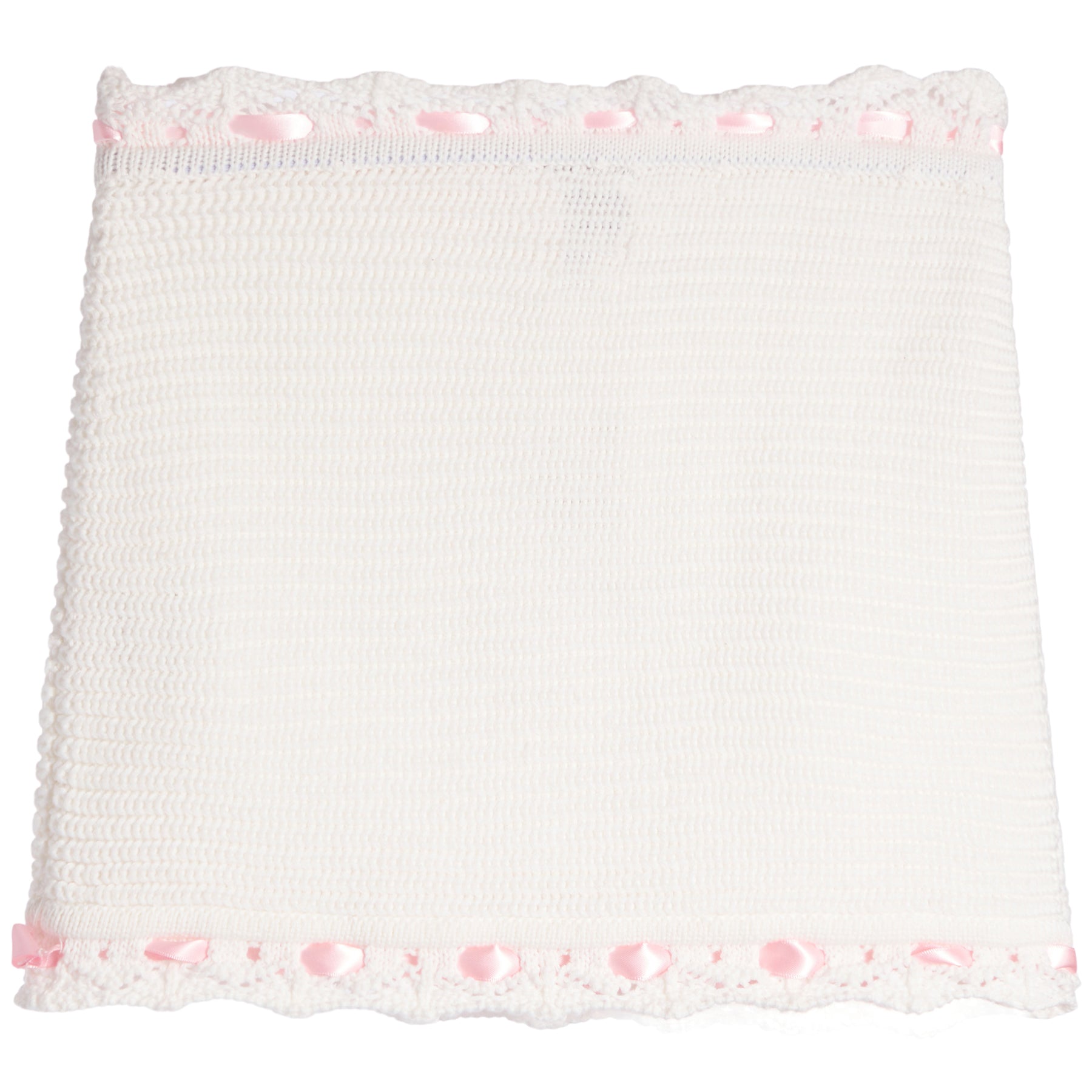 Connie PinkTrim Crochet Skirt - Denny's