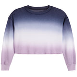 Cooper Blue & Lilac Dip Dye Crop Thermal - Denny's