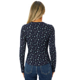 Cooper Floral Henley - Denny's