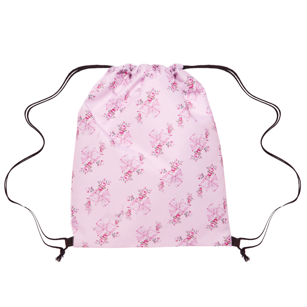 Coquette Print Drawstring Sling Bag - Denny's