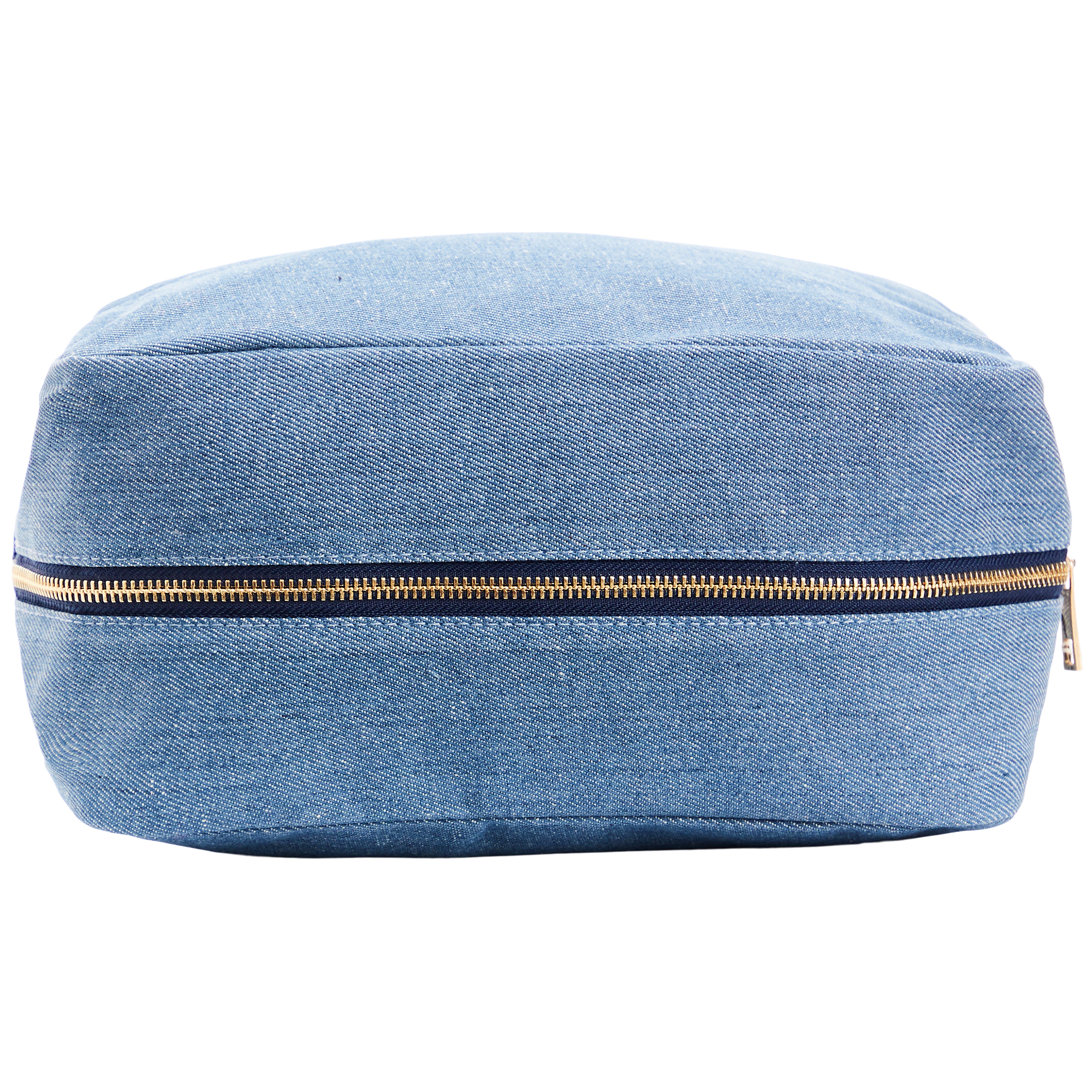 Denim Cosmetic Pouch - Large - Denny's