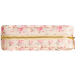 Floral Print Nylon Cosmetic Pouch Small - Denny's