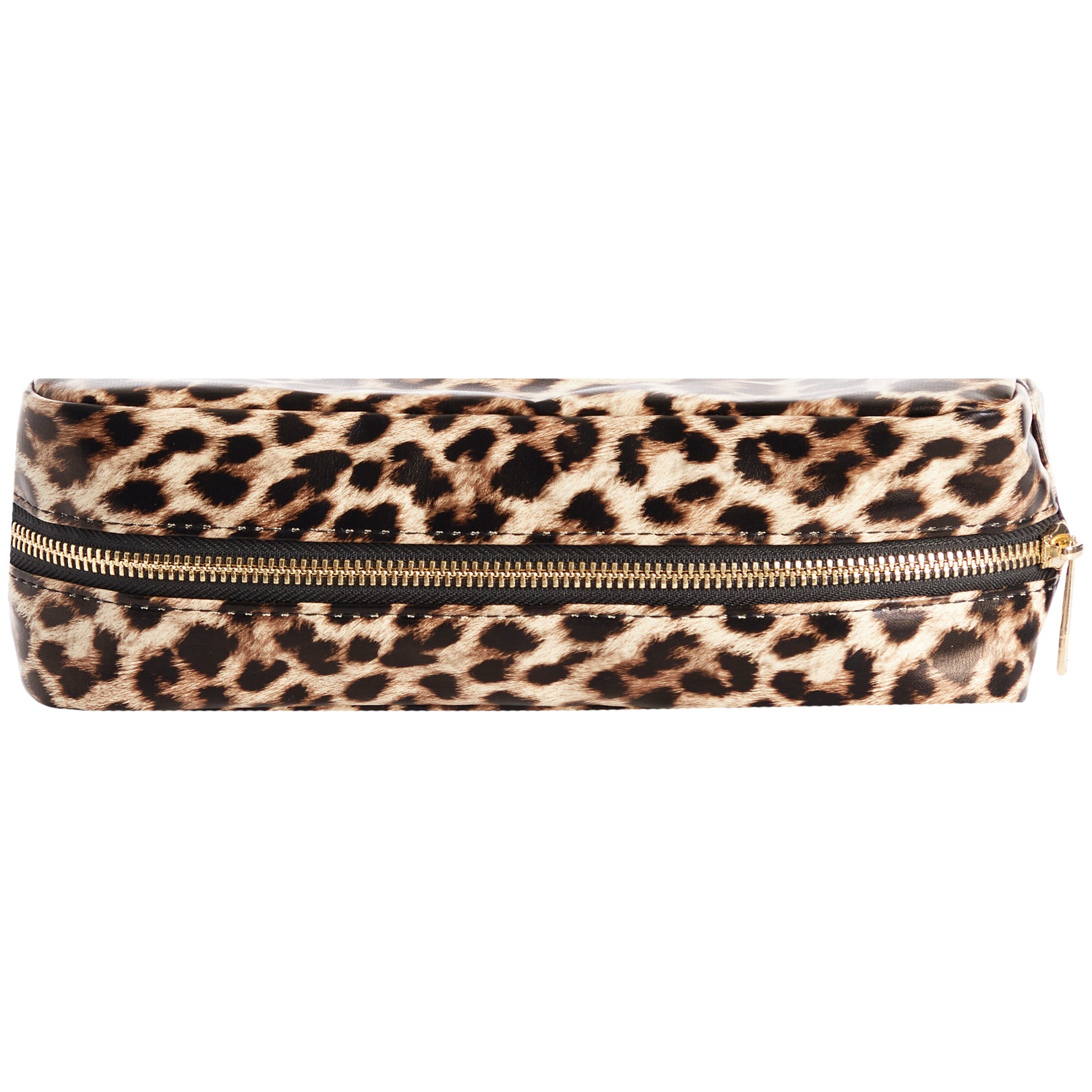 Leopard Print Nylon Cosmetic Pouch Small - Denny's