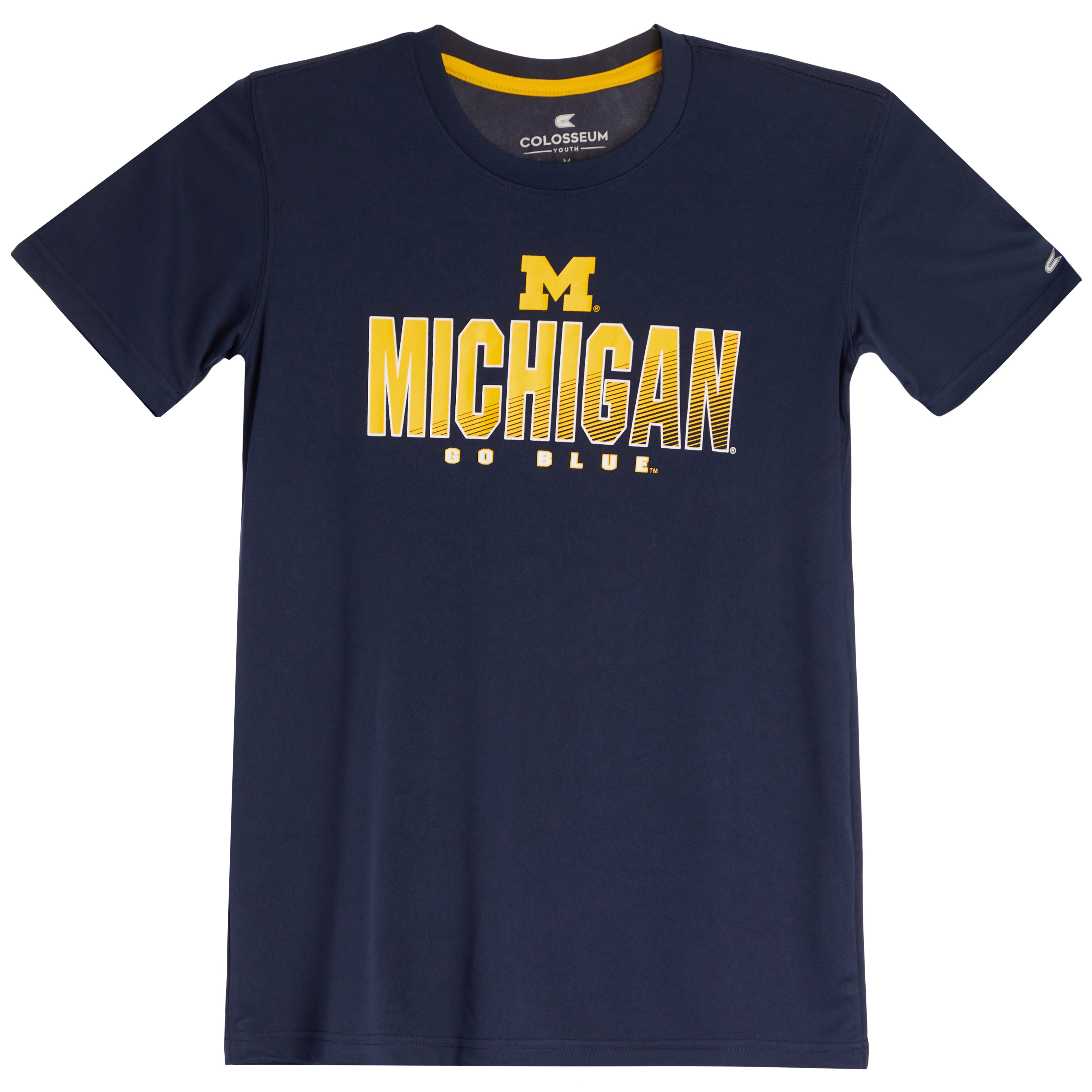 Michigan Hargrove Poly Tee - Denny's