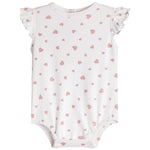 Little Heart Flutter Sleeve Onesie - Denny's