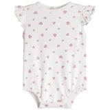 Little Heart Flutter Sleeve Onesie - Denny's