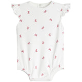 Flutter Sleeve Chic Bows Onesie - Denny's