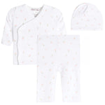 3pc Little Flowers Pointelle Take Home Set - Denny's