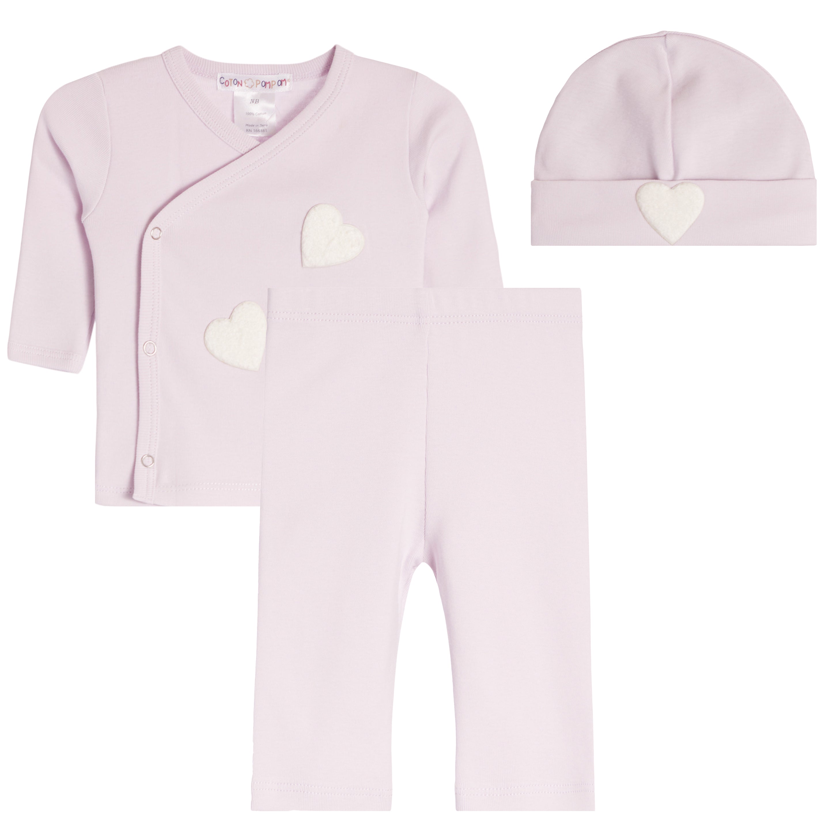 3pc Hearts Take Home Set - Denny's