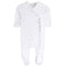 Front Ruffle Pointelle Little Flower Footie - Denny's