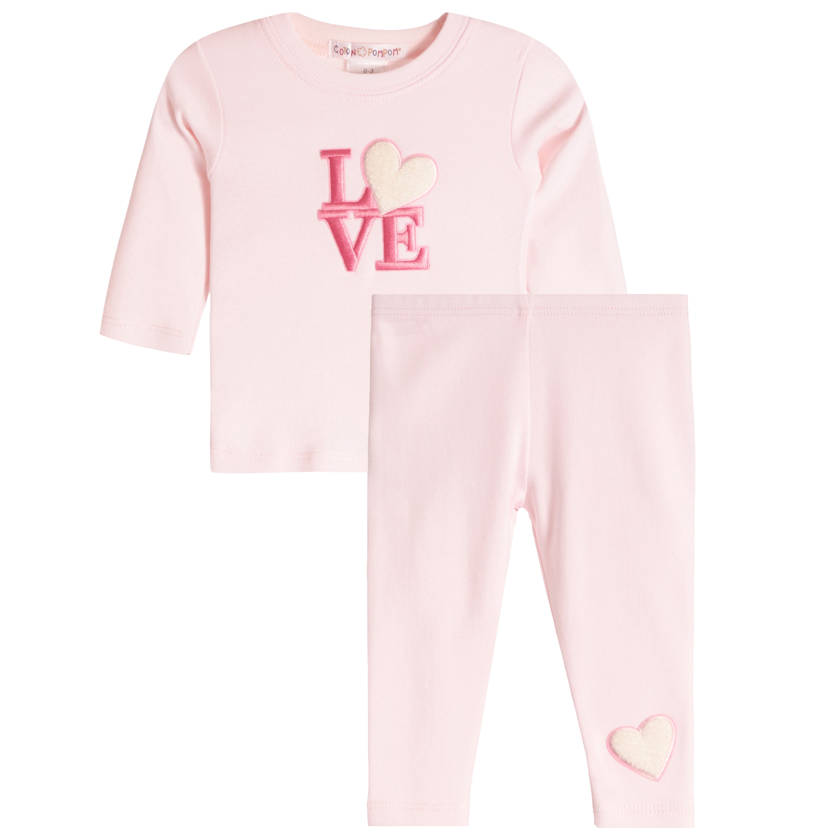 2pc Love Chenille Heart Set - Denny's