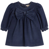 Denim Bow Front Dress