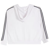 Retro Stripe Zip Jacket With Black Heart