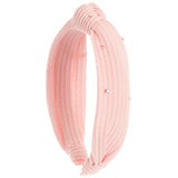 Striped Crinkle Knot Headband