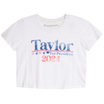 Taylor For President Crop Tee - Denny's