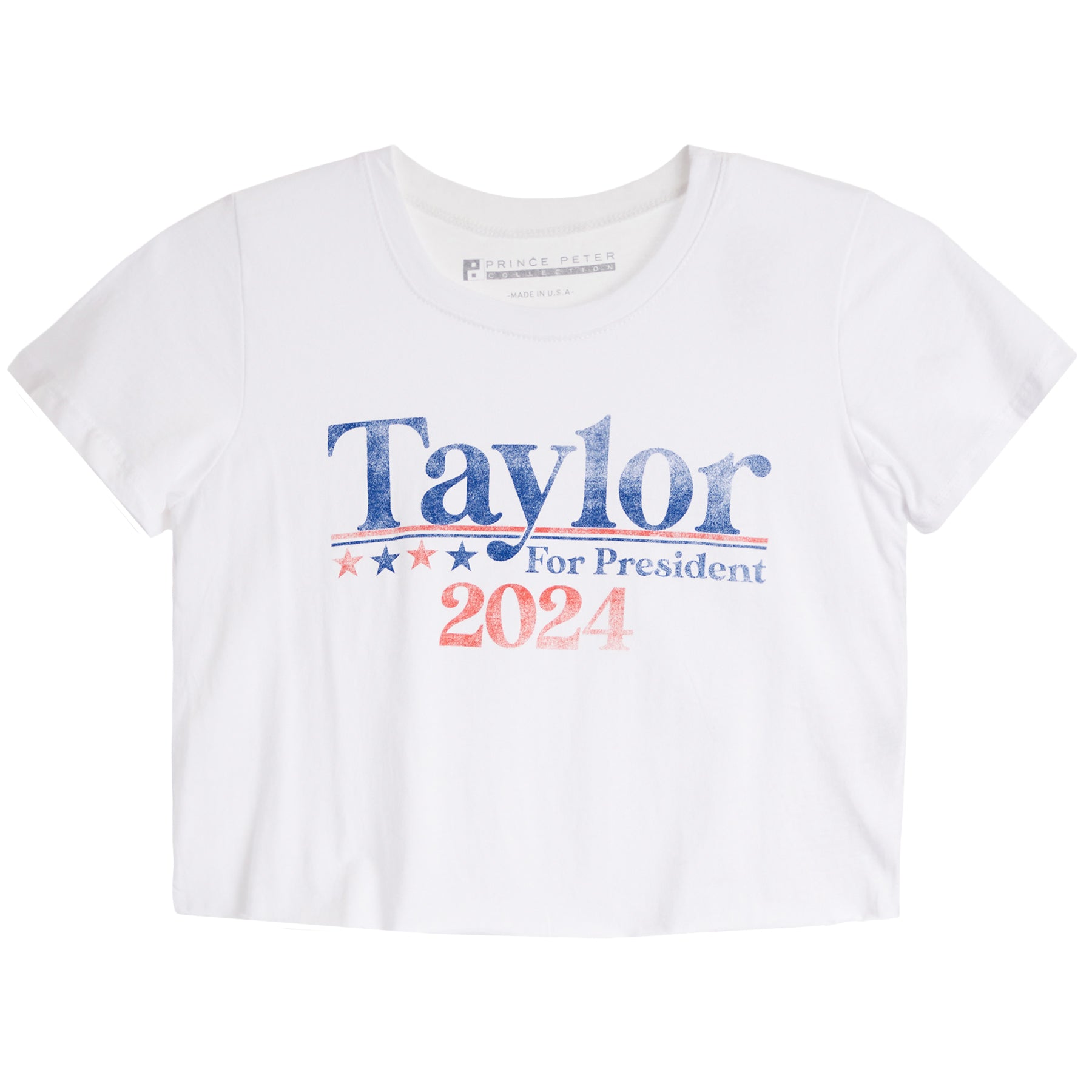 Taylor For President Crop Tee - Denny's