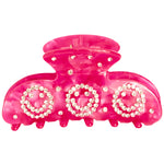 Crystal Smiley Claw Clip - Denny's