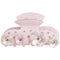 Crystal and Swirl Flower Claw Clip - Denny's
