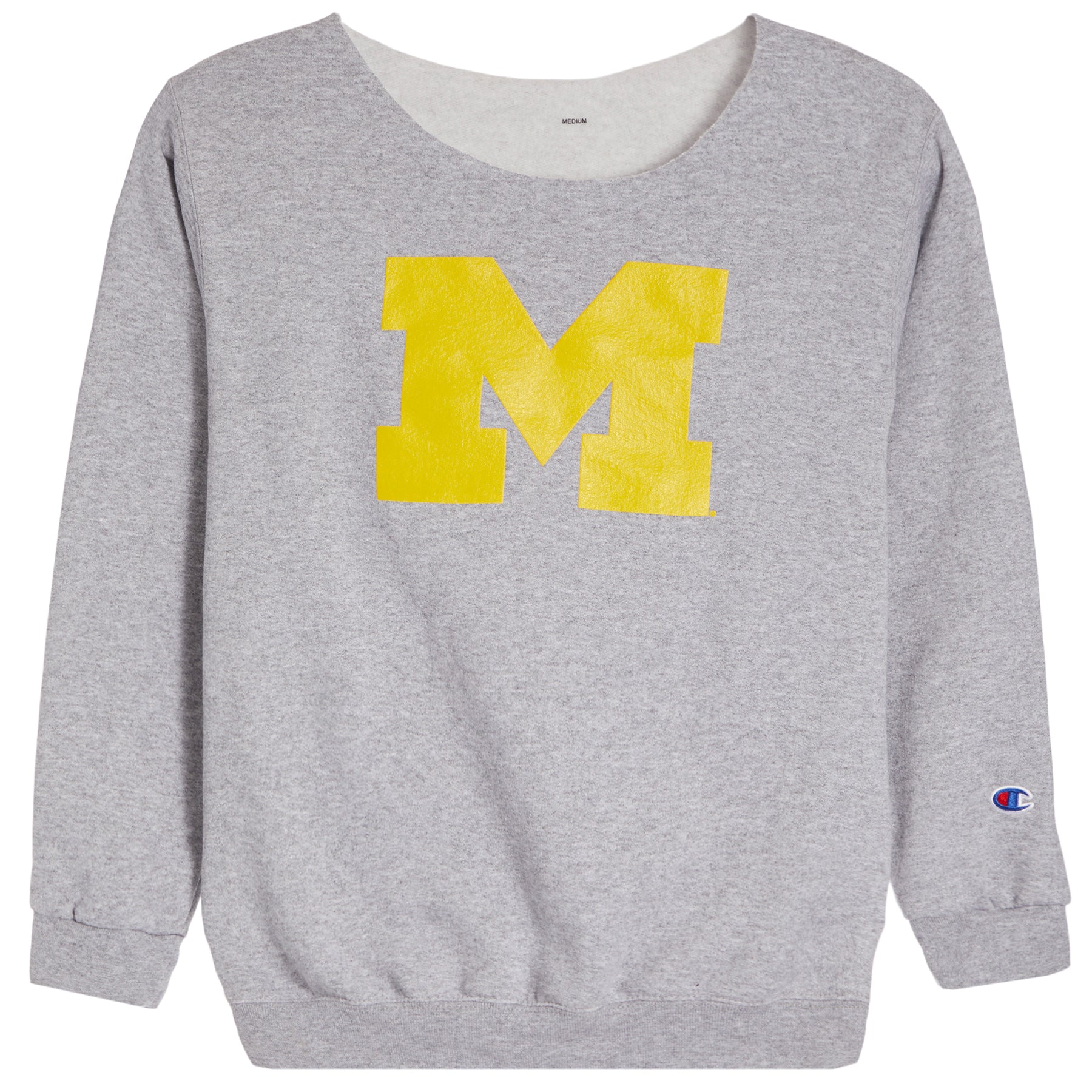 Off The Shoulder Michigan Sweatshirt - Denny's