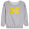 Off The Shoulder Michigan Sweatshirt - Denny's