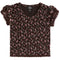 Short Sleeve Floral Smock Top - Denny's