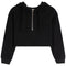 Half Zip Crop Hoodie - Denny's