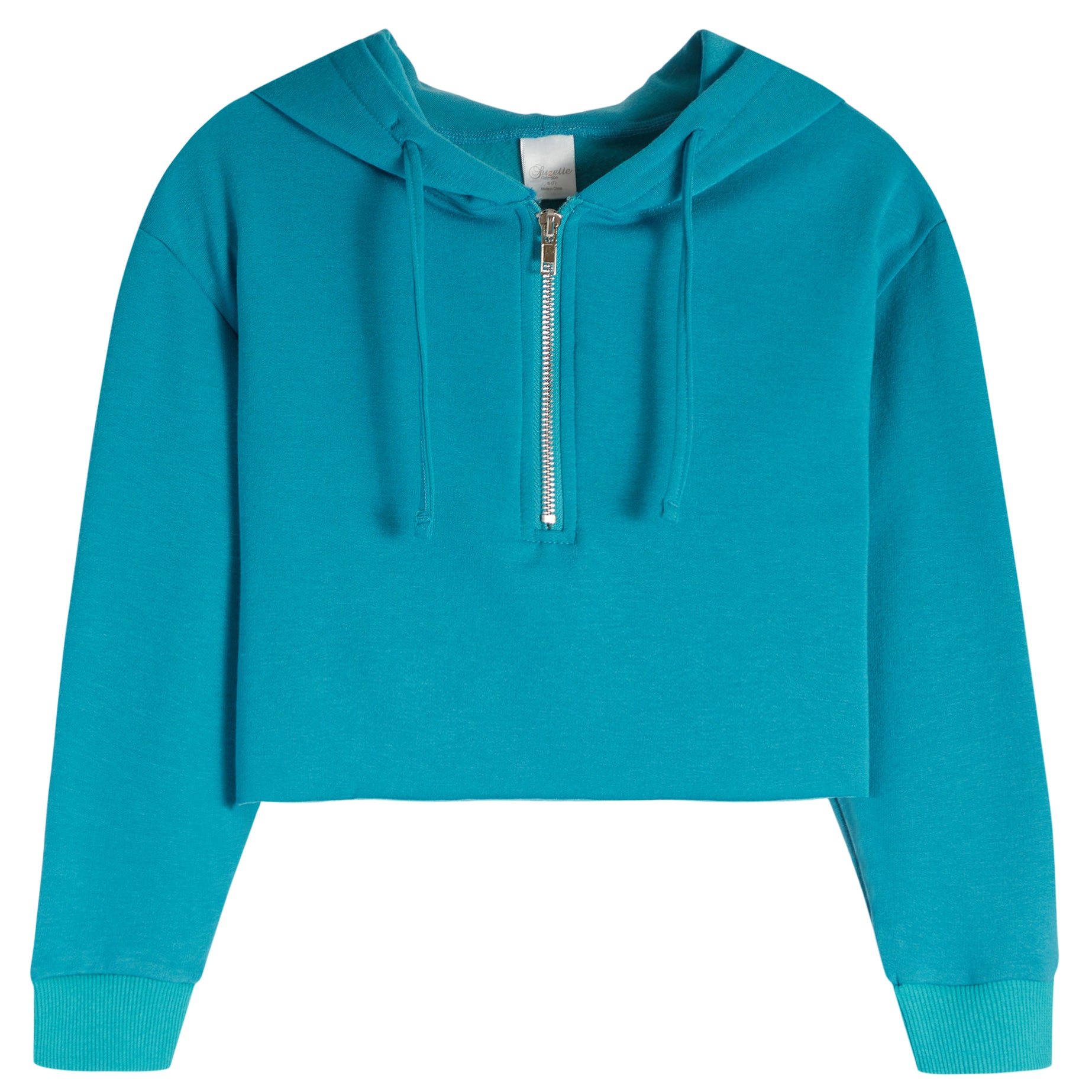 Half Zip Crop Hoodie - Denny's