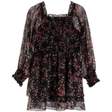 Floral Smock Dress - Denny's