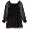 Long Sleeve Floral Smock Dress - Denny's