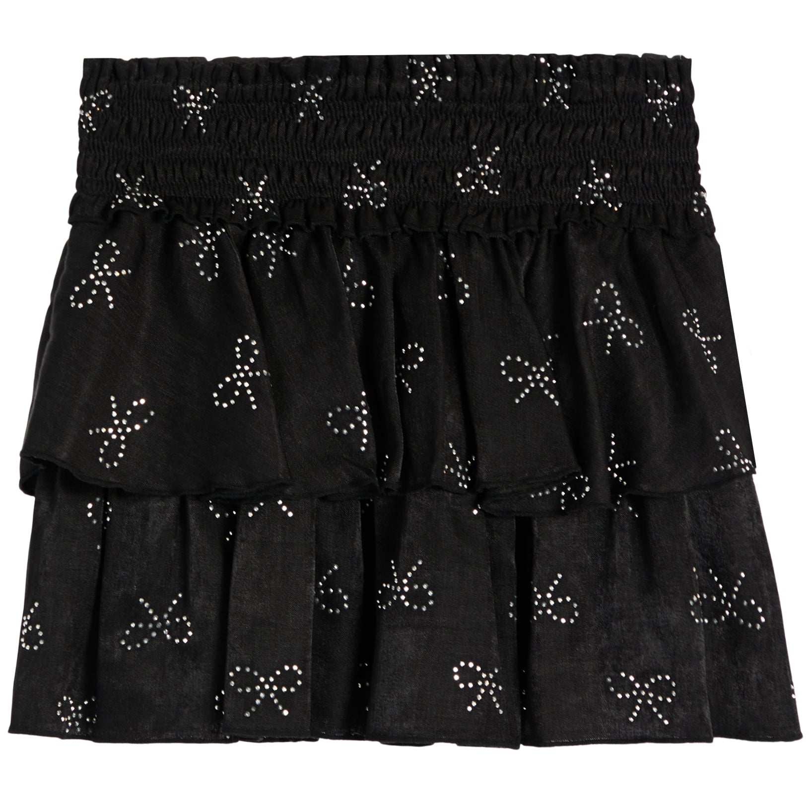 Allover Crystal Bow Skirt - Denny's