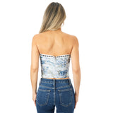Printed Tube Top - Denny's