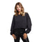 Rhinestone Crop Sweatshirt - Denny's