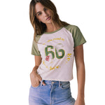 Road To Nowhere USA Baby Tee - Denny's