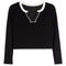 Long Sleeve Rib Henley - Denny's
