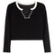 Long Sleeve Ribbed Henley - Denny's