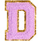 D Varsity Chenille Letter Sticker Patch - Denny's