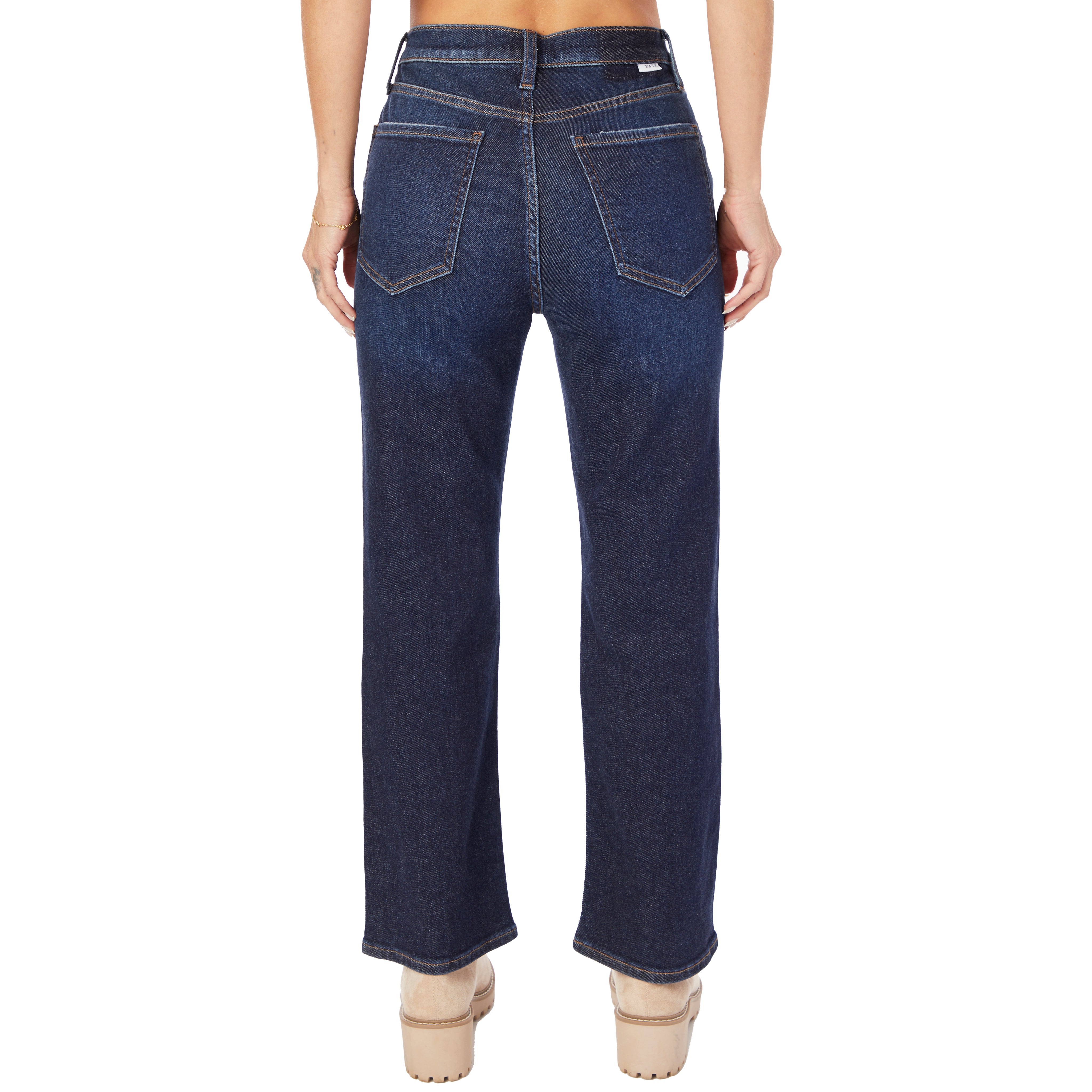 Shy Girl Flare Crop in Deep Kiss - Denny's