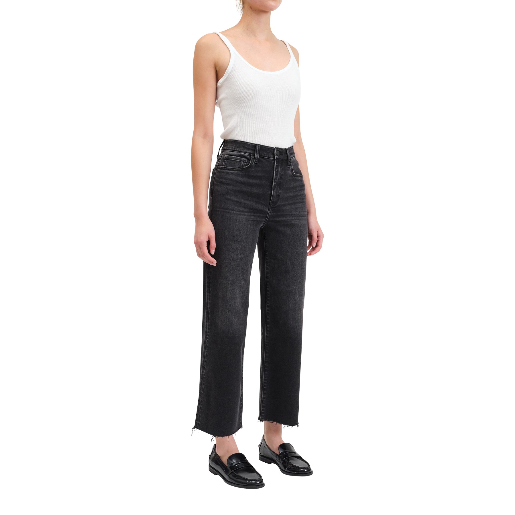 Pleaser High Rise Ankle Wide Leg - Denny's